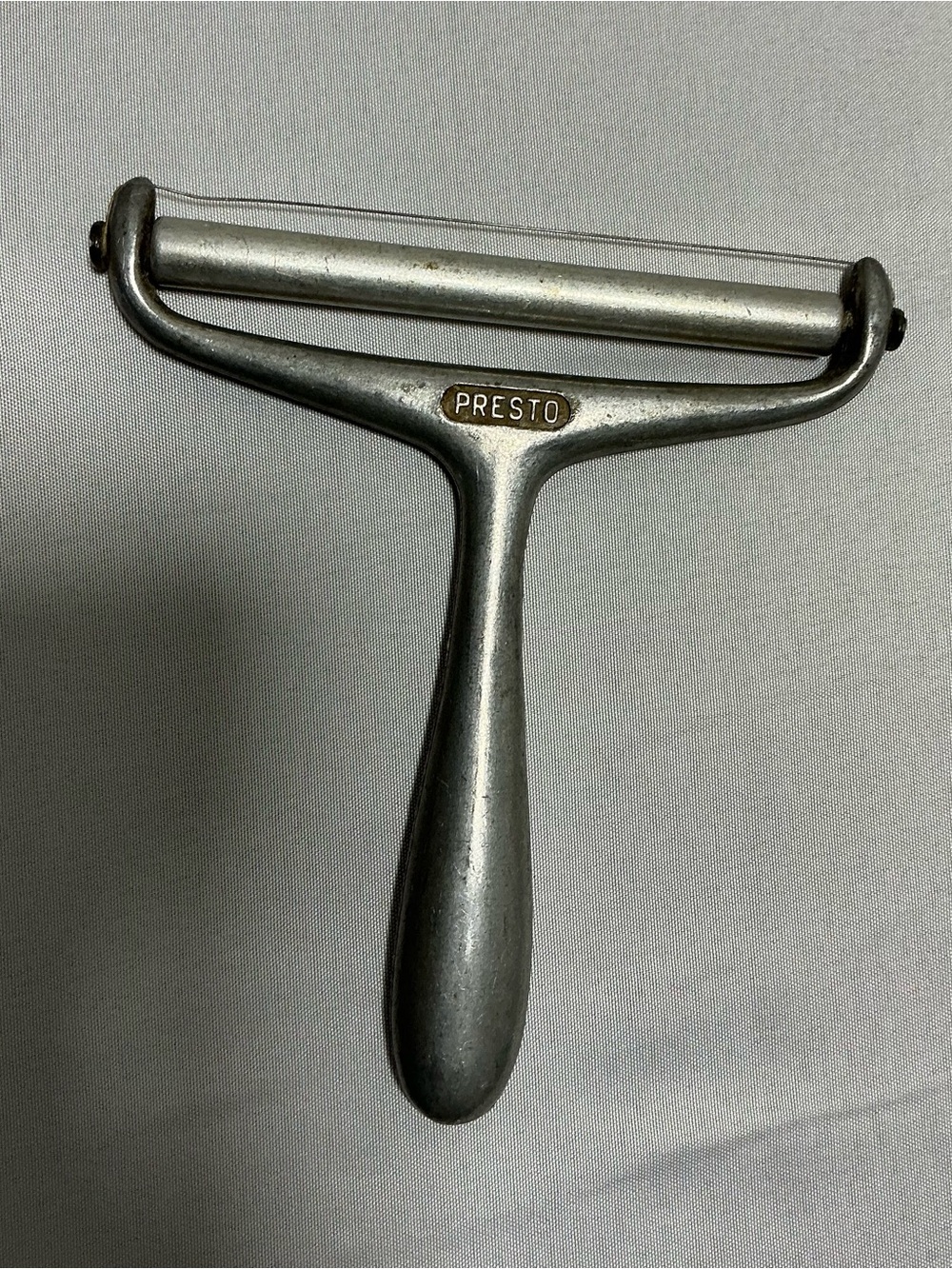 Vintage Presto aluminum cheese slicer wire cutter metal kitchen tool retro